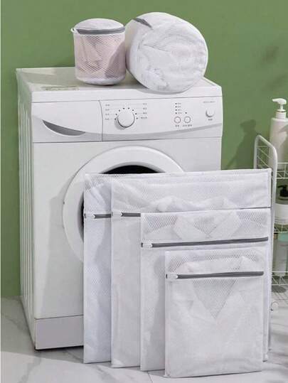 1/5 túi lưới giặt đồ tái sử dụng, dùng ở nhà, ký túc xá, khi đi du lịch, khách sạn, đựng đồ lót, tất, áo sơ mi, quần, quà tặng Ngày của Mẹ