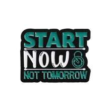 Start Now, Don't Delay, Creative European And American Brooches, Clothing Accessories, Badges, Corsages, Neckpins, All-Match Inspirational - QHXZ2544 - 查看 1