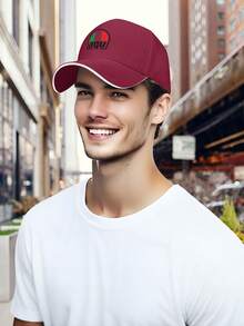 Agv New Printed Breathable Leisure Sandwich Baseball Cap - Đỏ - Xem 1