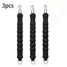 1 pieza Hebilla de amarre de barra de acero semiautomática, Gancho de varilla de tracción recta, Herramienta de atado de alambre de acero, Gancho de tracción de barra de acero - Múltiples negros - Ver 6