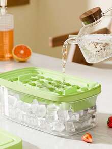 Tray, Pressure Ice Maker Mold, Homemade Storage Box, Freezer Maker, Large Capacity - Multicolor - View 7