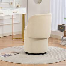 Living Room Chairs - Beige Corduroy - View 7