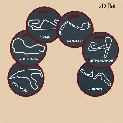 1pc 2D Flat Fridge Magnet Sticker, Vivid 2D Flat Decor, Bright Round Acrylic Decoration, Suitable For Fridge, Home And Office Decor, Whiteboard, Perfect Holiday Gift, Cute Magnet, All Season, 11 Holiday Themes