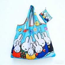 1 chiếc túi tote gấp gọn cỡ lớn hình thỏ dễ thương, túi đeo vai nữ, quà tặng & đồ chơi - Nhiều màu - Xem 4