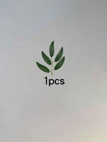 1/32/2/3/7/15pcs Luxury Artificial Italian Fake Leaf Branches, Outdoor Faux Green Leaves Bouquet, Suitable For Wedding And Event Decor, DIY Vase Bouquet, Bridal Wedding Arch, Table And Home Center Decor, Outdoor Events And New Year Home Decoration, Christmas Decor Party Packs - Green - View 8