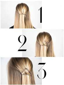 150/100/50 pièces Set de pinces à cheveux en métal de couleur café avec design ondulé unicolore, antidérapant convenant à tous types de cheveux, adapté pour le port quotidien et la coiffure, accessoires capillaires pratiques et décontractés pour les filles et les femmes, été, vacances, voyage, festival, fête - Marron - Voir 5