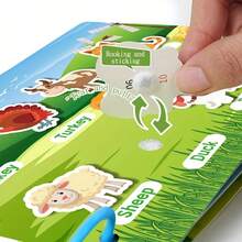 1pc Engaging Activity Guide | Vivid Skill Building, Quiet Learning & Fun, Sticker Peeling, Cognitive Enhancement, Improve Hand Dexterity, Holiday Gift - Multicolor - View 8