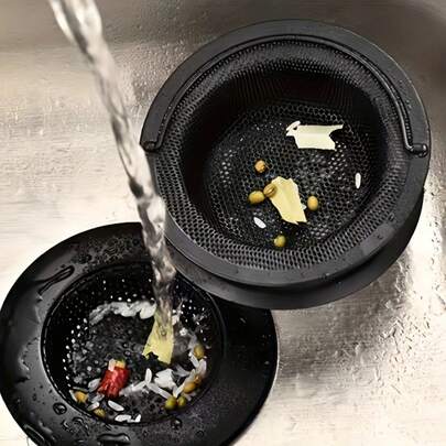 316 Stainless Steel Drain Hole Filter, Effectively Traps Food Residue To Prevent Clogging, Easy To Place In Sink Drain, Universal Kitchen Sink Protector Suitable For Dishwashers