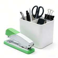 1 Set Heavy Duty Ergonomic Stapler Kit, Sturdy & Durable, Easy Press Design, Thick Binding Capacity, Suitable For Office, School, Home Use - Stapler Set - View 9