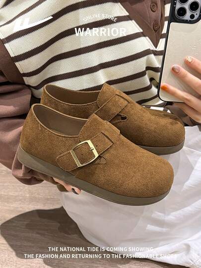 WARRIOR 1 đôi giày thể thao nữ kiểu dáng slip-on, cá tính, thời trang, đa năng, nhẹ, chống trơn trượt, thích hợp cho hoạt động ngoài trời.