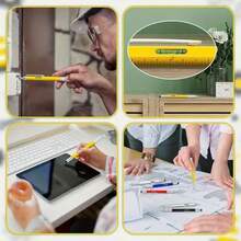 1 Set 9-In-1 Multifunctional Tool Pen, Suitable As Christmas Gift For Men, Includes LED Light, Stylus, Ruler, Level, Bottle Opener, Screwdriver, Ballpoint Pen, Architect Pen - Screwdriver - View 5