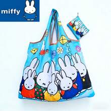 1 chiếc túi tote gấp gọn cỡ lớn hình thỏ dễ thương, túi đeo vai nữ, quà tặng & đồ chơi - Nhiều màu - Xem 1