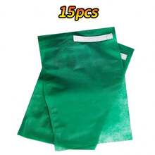 Bộ 15 túi bảo vệ trái cây, lưới che cây và lưới chống chim, chống côn trùng. Thích hợp cho cà chua, nho, táo và các loại cây trồng khác trong vườn. Túi bảo vệ có thể tái sử dụng. - A - Xem 10