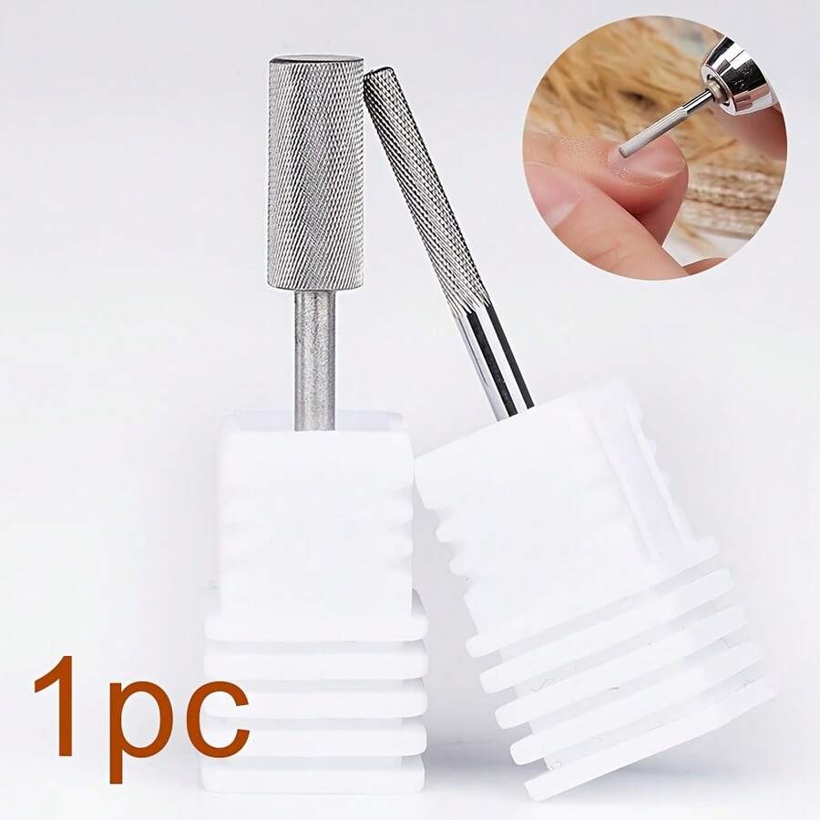 2/1pc Callus Remover Drill Bits - Tungsten Steel Callus Removal Drill Bits, For Cleaning Dead Skin Under Nails, Suitable For Electric Nail Files And Nail Buffers, Size: 3/32 Inch - Multicolor - View 1