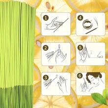 [Pilihan Populer] Stik Dupa Aroma Lemon, Versi Panjang 12,6 Inci, Aroma Jeruk dan Herbal Tahan Lama, Waktu Bakar 40-60 Menit, Cocok untuk Rumah, Meditasi, Kantor, dan Acara Lainnya - lemon - View 7