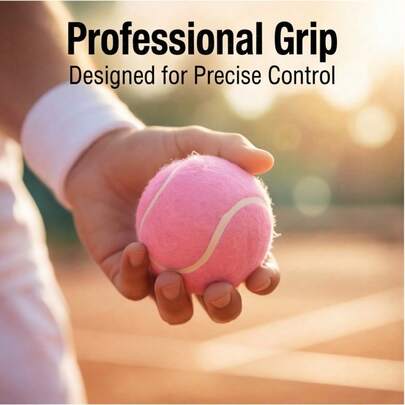 1/3 st rosa tennisboll för nybörjare, professionell träning, amatörträning, autentisk hög elasticitet