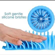 Pet Paw Washing Cup, 700ml Capacity With Soft Hair Removal Brush, Ideal For All Types Of Pets. - 玫紅色 - 查看 6