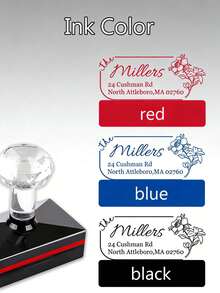 Bộ 1/2 con dấu địa chỉ vuông tùy chỉnh LICVIC với tay cầm pha lê, con dấu địa chỉ họa tiết cá nhân hóa, con dấu đám cưới cá nhân hóa, con dấu kỷ niệm, con dấu cao su tùy chỉnh và con dấu mực cá nhân hóa. - A - Xem 6