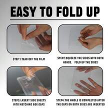 20-Pack Booster Pack Protector Storage Booster Pack Sleeves 0.4MM Thick PET Plastic Booster Card Display Case Clear Single Booster Pack Storage Box For Standard Collectible Sports Gaming Cards - Clear - 查看 5