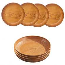 1/4/10/20入 19.5cm/7.8in 不可破損可重複使用餐盤，PP材質，輕量可堆疊，耐用防碎。適用於蛋糕、水果、沙拉、零食、甜點、米飯及其他日常餐點，可洗碗機與微波爐使用。適合自助餐、戶外露營、野餐、廚房、派對、婚禮、情人節、父親節、感恩節、聖誕節、節慶、復活節、復古派對、生日派對 - 棕色 - 查看 9