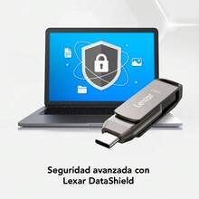 Lexar D400 USB 3.2 Dual-Interface Flash Drive 32GB 64GB 128GB USB-C And USB-A OTG Metal Memory Stick Up To 130MB/S For Android Phone Tablet PC Laptop - View 11