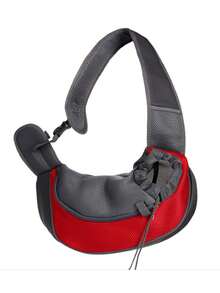 1pc Pet Dog Harness Breathable Mesh Travel Backpack, Suitable For Dogs & Cats - Black - View 13