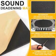 VOISEN - Amortiguador de sonido para coches 4 mm 36 pies cuadrados espuma de polietileno y barrera térmica - como en la foto - Ver 3