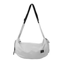 1pc Minimalist Black Unisex Crossbody Shoulder Bag, Large Capacity Urban Commuter Bag, Lightweight Multifunctional Tote Bag, Suitable For Daily Street Style - Multicolor - View 8