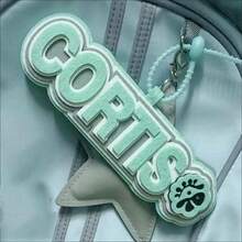 CORTI/S Kpop Group Felt Hanging Decor Creative Text Keychain, Suitable For Bags, Crossbody Bags, Handbags, Luggage, Fan Gifts, Creative Gifts For Friends - Multicolor - View 2