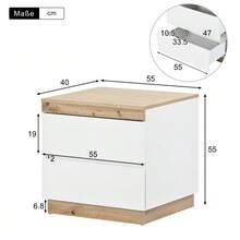 Nightstands - White+Oak - View 2