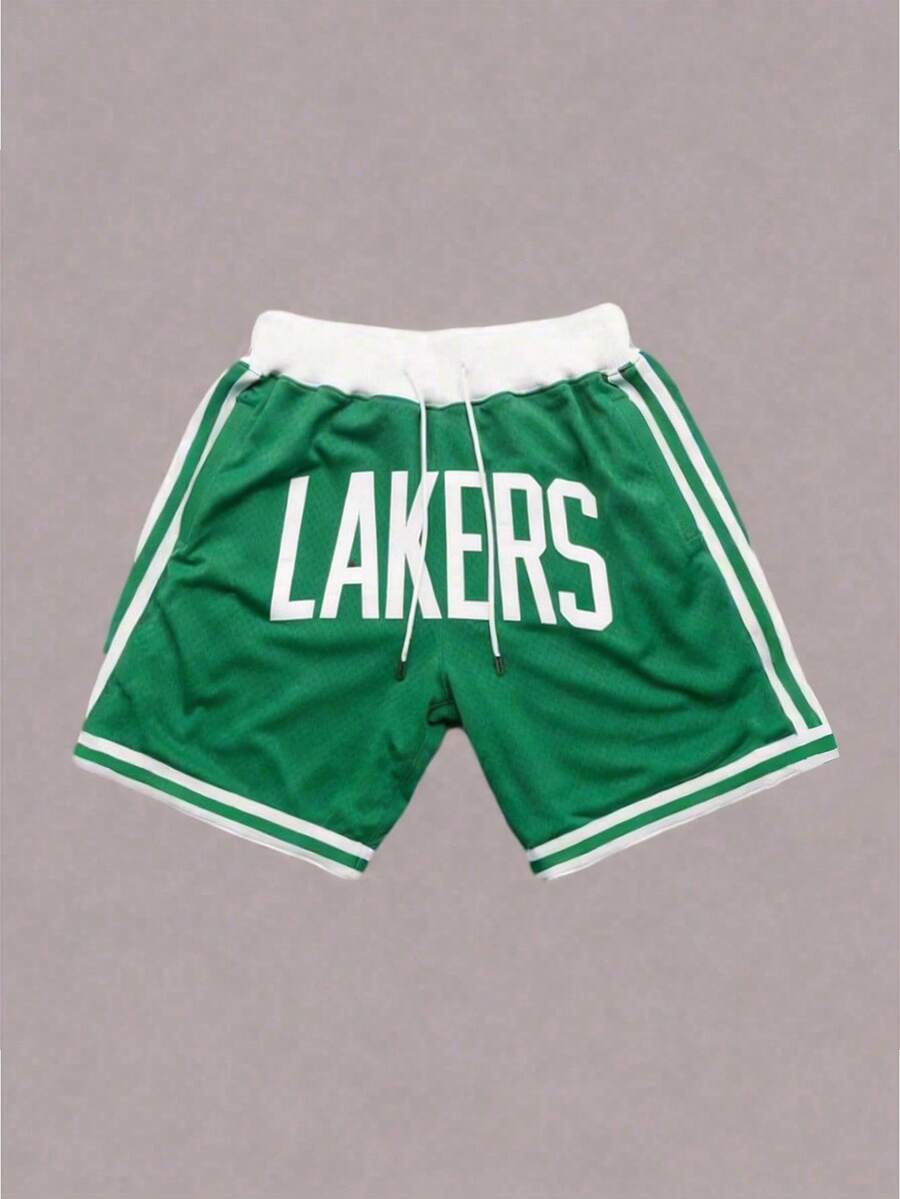 Men's Statement Print Shorts Fashion Designer Patterned Casual Daily Wear Shorts - Multicolor - View 1