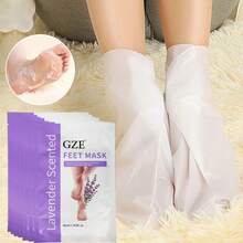 GZE 7片薰衣草香氛足部去角质面膜，专业居家足部护理，去除老茧和死皮，令双足柔软光滑，使用方便，数日见效，附赠2片，每袋35毫升 - 7對 - 查看 2