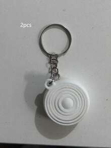 指尖旋轉吊飾鑰匙圈，適合高壓人群，工作紓壓工具，可隨身攜帶，適合作為節日禮物或見面時的小驚喜 - 彩色 - 查看 16