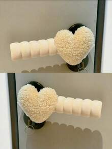 2PCS/1PCSCute Heart-Shaped Doorknob Anti-Collision And Anti-Static Cover, Minimalist Style Door Decor, Soft Material, Suitable For Valentine's Day And Wedding Decorations | Cushions Impacts, Protects Walls And Door Locks From Scratches | Home Decor - Multicolor - View 11
