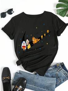 Women T-Shirts - Black - View 5