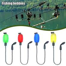 Pesca de carpa Swinger, bobinas de caña de pescar, cadena de acero, indicador de alarma de picadura de pescado para carpa, accesorios de pesca gruesa, aparejos - Rojo - Ver 1