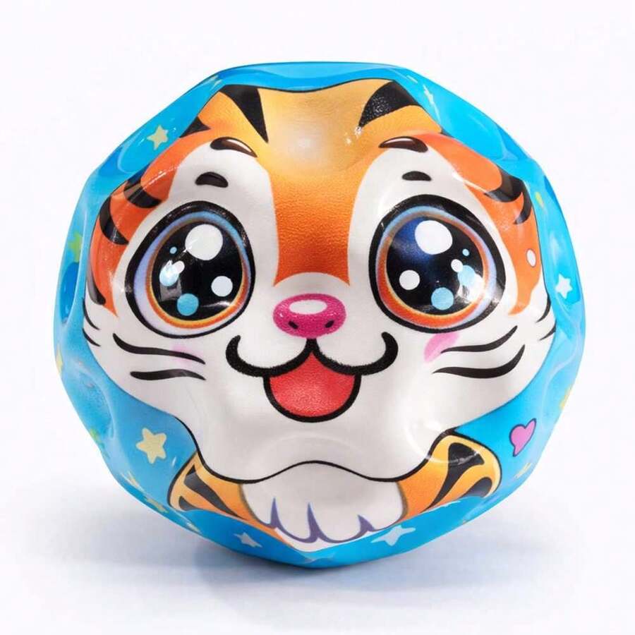 Pelota Saltarina de Alta Gravedad Diseño Pets Cute - Azul - Ver 1