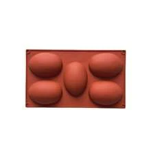 1pc Easter Egg Silicone Mold, 5 Cavity Egg Shaped Chocolate, Cake, Muffin, Mousse Baking Tool - View 10