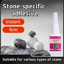 Keo dán chuyên dụng cho đá, đá cẩm thạch, đá trang trí, gốm sứ, ngọc bích, đá thạch anh, sửa chữa vết nứt, sửa chữa liền mạch, keo dán siêu chắc, keo dán đa năng khô nhanh, và các loại keo dán đá cường độ cao khác, bền và chắc chắn. - Dung tích 32g - Xem 1