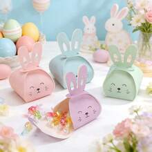 Hộp kẹo hình thỏ hoạt hình 12 chiếc, quà sinh nhật cho trẻ em. - Hộp - Xem 1