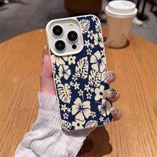 1 Piece Minimalist Striped Pattern Phone Case Made Of Blue TPU Material Compatible With IPhone/Phones - White 6 - View 4