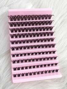 Bộ nối mi D-Roll Fluffy Cluster tự nhiên 120 miếng, dung tích lớn, dành cho mẹ yêu thích mi giả hoa hướng dương! - Xem 4