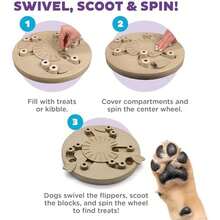 Outward Hound By Nina Ottosson MultiPuzzle – Interactive Dog Treat Puzzle Enrichment Toy, Level 4 Expert - Đen - Xem 3