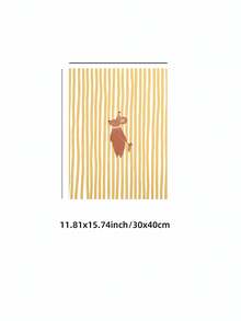 Tranh treo tường trẻ em không khung hình chuột sọc cổ điển, tranh vẽ tay trang trí phòng trẻ em, poster ấm cúng cho phòng ngủ và ký túc xá, chủ đề tựu trường, poster thời trang, quà tặng trang trí phòng. - Nhiều màu - Xem 11