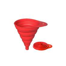 1pc Foldable Silicone Funnel, Universal Automotive Engine Oil Changing Funnel, Retractable Flexible Liquid Pouring Funnel - one-size - View 16