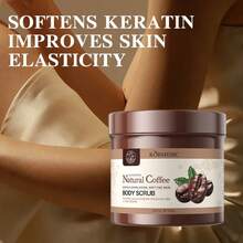 520g/18.34oz Coffee Body Scrub, Deep Cleansing & Nourishing - Coffee - View 4