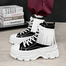 Black and White Tassels