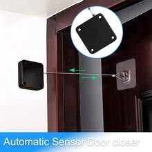 2个自动闭门器 – 多功能住宅及商业纱门闭门器，带伸缩绳 – 适用于家庭和商店等室内场所 - 黑色-800g - 查看 11