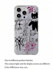 Ốp điện thoại hình mèo dễ thương, tương thích với iPhone 17/16/15/14/13/12/11 Pro Max Plus, họa tiết trừu tượng Y2K, ốp bảo vệ mềm mại. - lạc đà - Xem 3