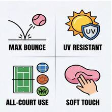 1/3pcs Pink Tennis Beginner Professional Training Amateur Practice Ball Authentic High Elasticity - Multicolor - View 10